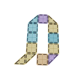 Letter Q van magnetische tegels